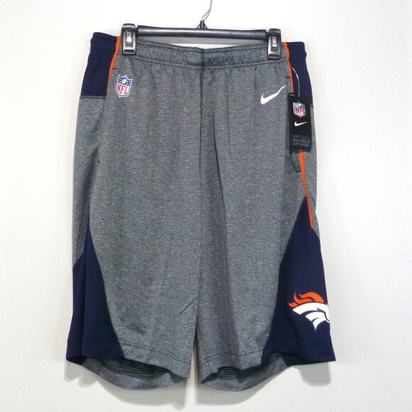 NFL DENVER BRONCOS NIKE ON FIELD DRI FIT SHORTS - Picture 1 of 12